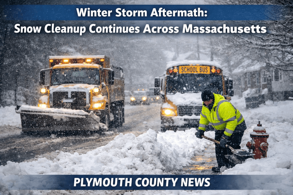 Winter Storm Aftermath: Snow Cleanup Continues Across Massachusetts ...