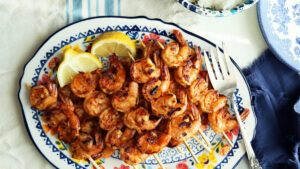 Spicy Grilled Shrimp Skewers