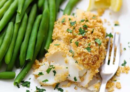 SQUARE New England Baked Haddock